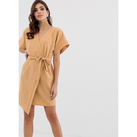 ASOS Crepe Wrap Dress - Picture 1 of 7